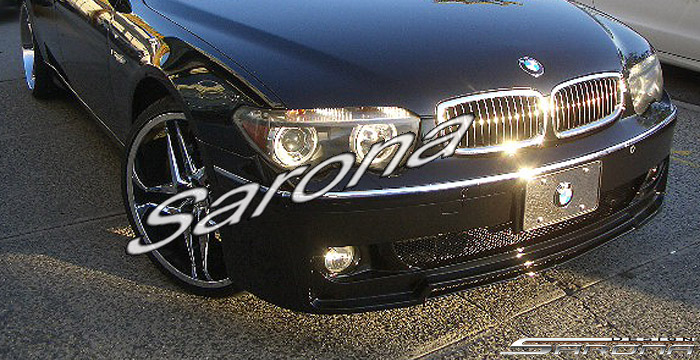 Custom BMW 7 Series Front Bumper  Sedan (2002 - 2004) - $690.00 (Manufacturer Sarona, Part #BM-002-FB)